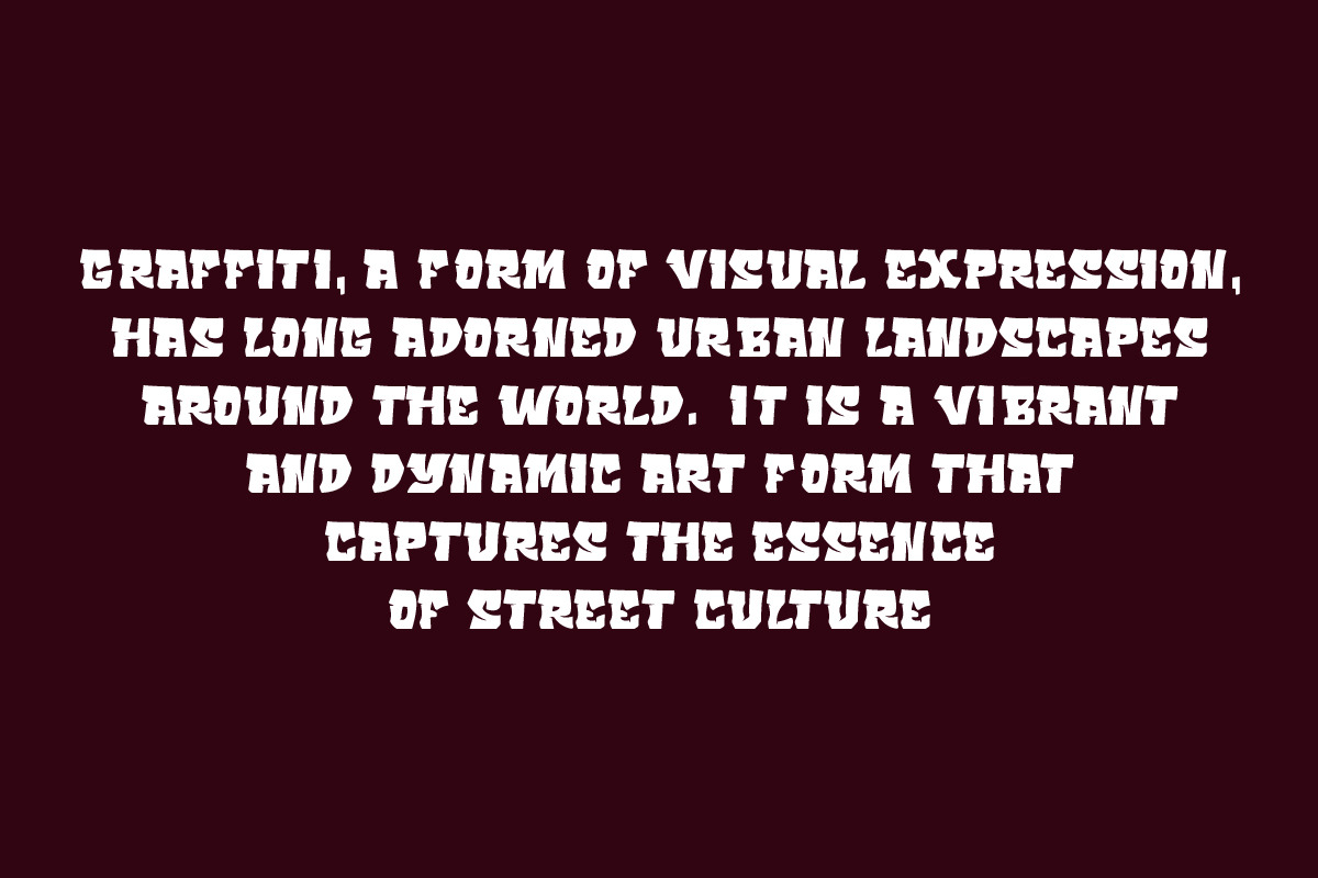 Arenas Graffiti Display Font, a Handwritten Font by IHDSTD (Photo 4 of 6)