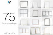 Minimalist Frame Mockup Bundle Set, a Print Template by VNmockup (Thumbnail 1 of 16)