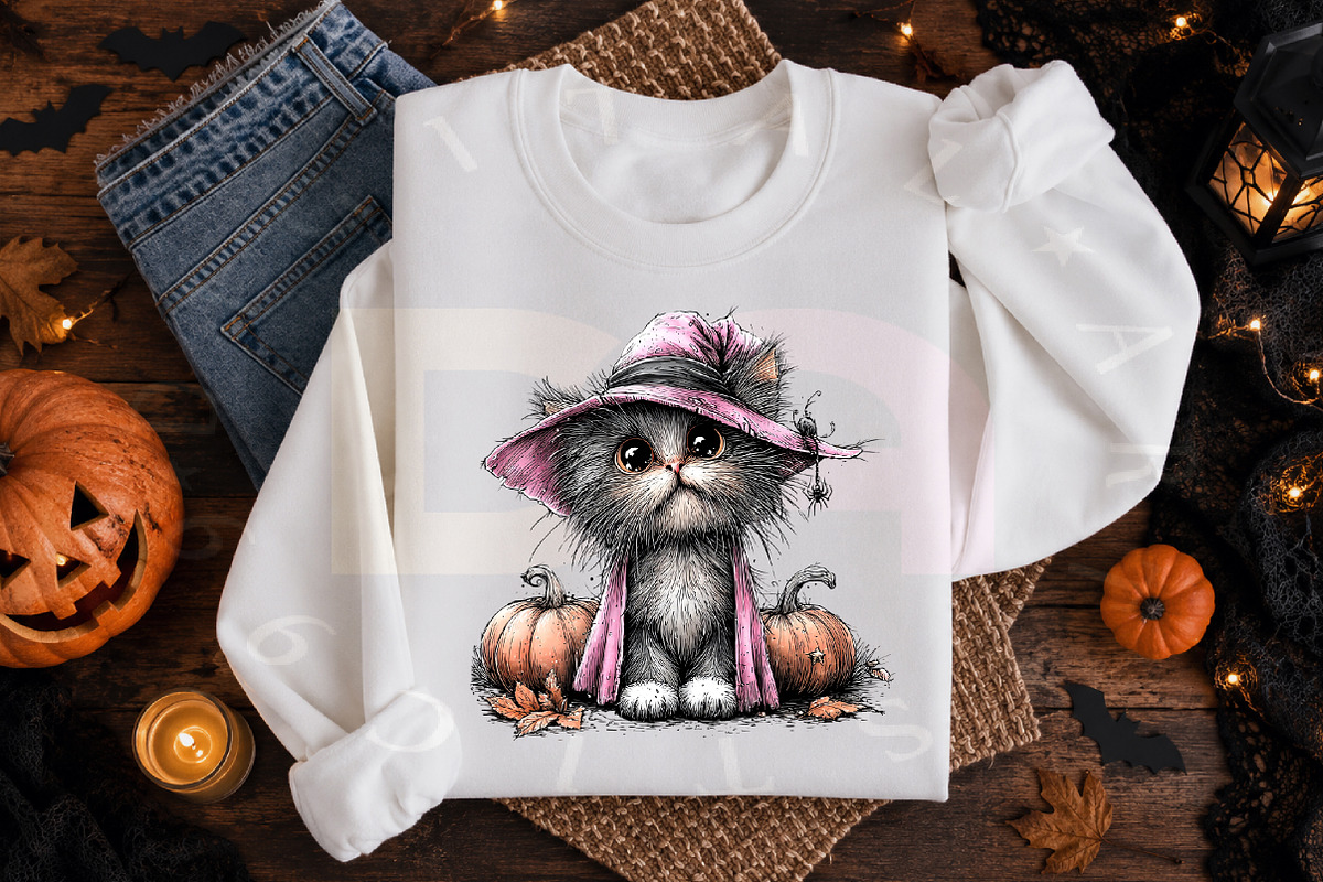 Whimsical Halloween Animals Clipart, a Transportation Illustration by Digital Artistic99 (Photo 6 of 7)