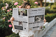 Vintage Newspaper Template, a Magazine Template by ZoloDesignHub (Thumbnail 3 of 8)