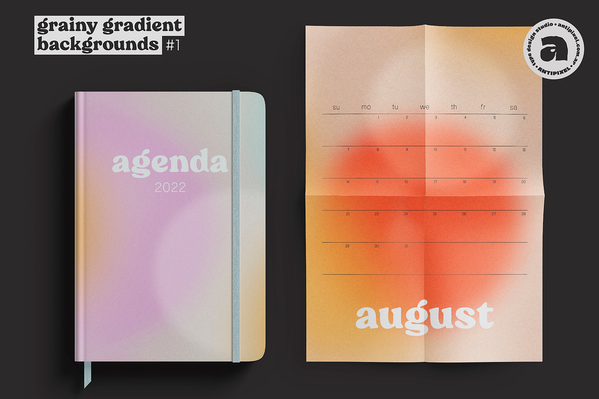 Grainy Gradient Backgrounds #1, a Texture Graphic by Antipixel Type Studio (Photo 13 of 13)