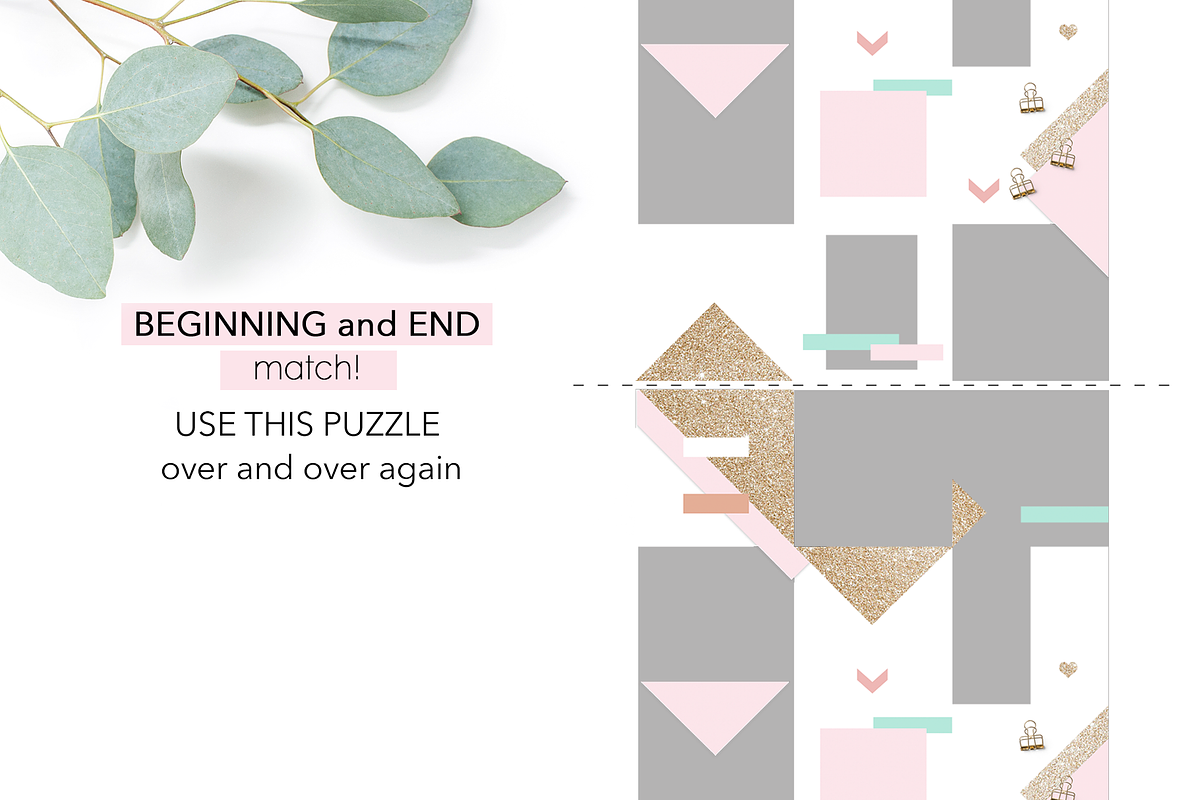 La Vie En Rose Instagram Puzzle feed, a Social Media Template by Instagram templates E.B. (Photo 3 of 4)