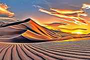 oil painting panorama of the desert, a Background Graphic by AAN Seamless Shop (Thumbnail 5 of 6)