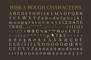 Ribka Rough, a Serif Font by Craft Supply Co. (Thumbnail 8 of 8)