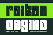 Raikan Cogino - Round Bold Font, a Sans Serif Font by Iqsiart Studio (Thumbnail 1 of 7)