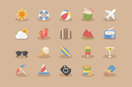 Vacation Time Icons