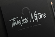 Timeless Nature-Handwritten Font, a Script Font by Gassstype (Thumbnail 1 of 8)