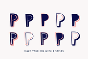 Papercute Inline Font Collection, a Font by S&C Type (Thumbnail 2 of 10)