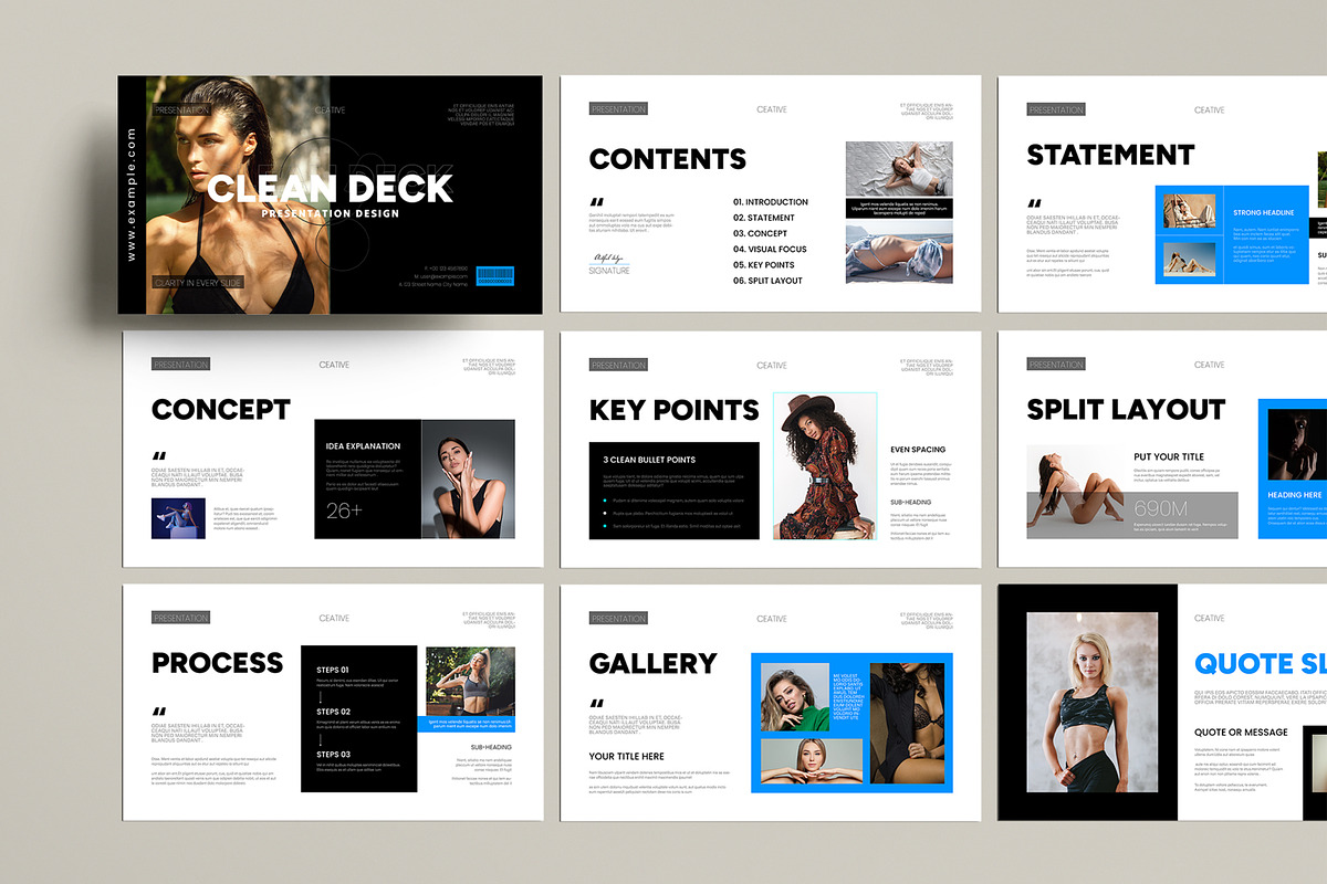 Clean Deck Presentation Template, a Presentation Template by MightyDesign (Photo 1 of 8)