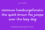 Gogon modern sans serif font, a Sans Serif Font by alanwarstd (Thumbnail 5 of 5)