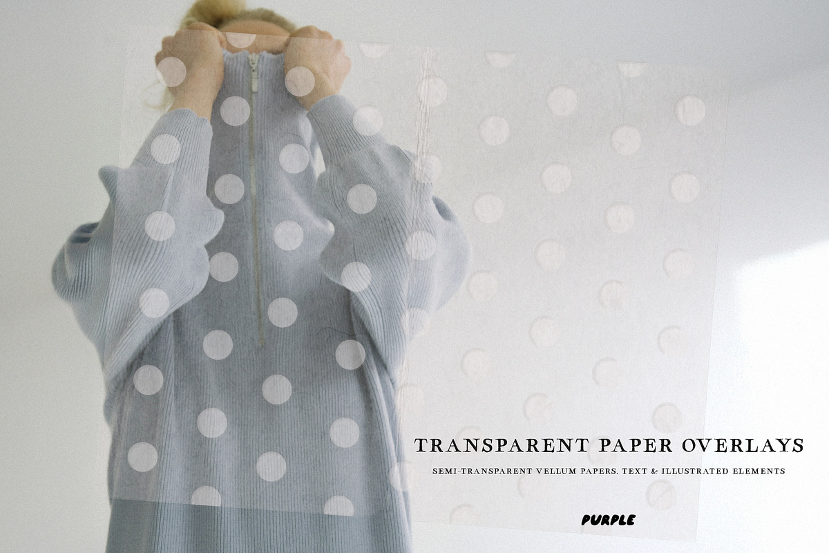 Transparent Paper Overlays, a Texture Graphic by Purple (Photo 2 of 11)