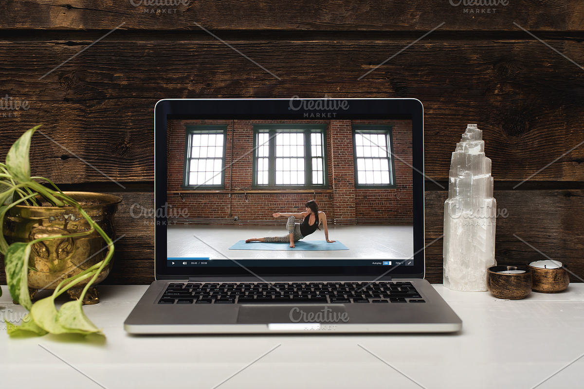 Yoga Instructor Mockup Bundle, a Books & Magazine Mockup by Ashley Alexandra Design (Photo 12 of 15)