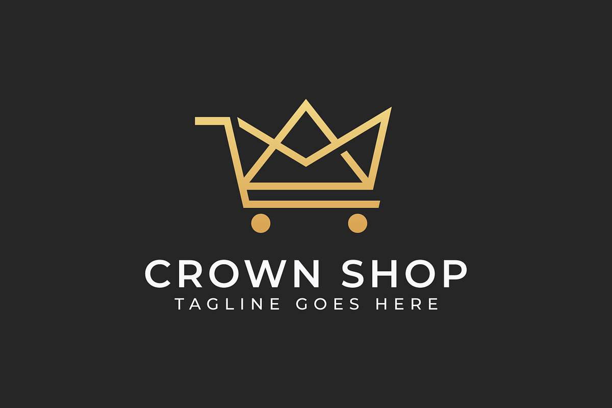 Crown Shop Retail Online Store Logo, a Branding & Logo Template by Signatoro (Photo 2 of 2)