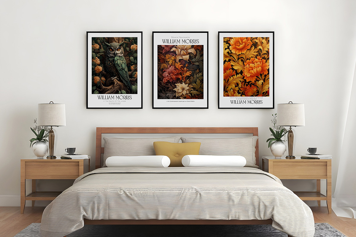 Print Poster William Morris Style, a Decorative Illustration by Vibrand Studio (Photo 11 of 13)