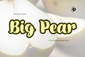 Big Pear - Fun Handwritten