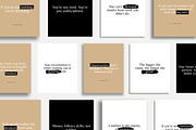 150 Inspiring Instagram Templates, a Social Media Template by RB Boutique (Thumbnail 4 of 12)