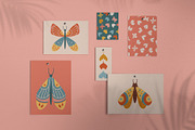 Boho butterfly Fantasy bohemian moth, an Animal Illustration by Neliakott ♥ (Thumbnail 2 of 9)