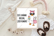 Mama Goose Mom & Baby Mother's Day, an Illustration by CraftArtStudio (Thumbnail 4 of 4)