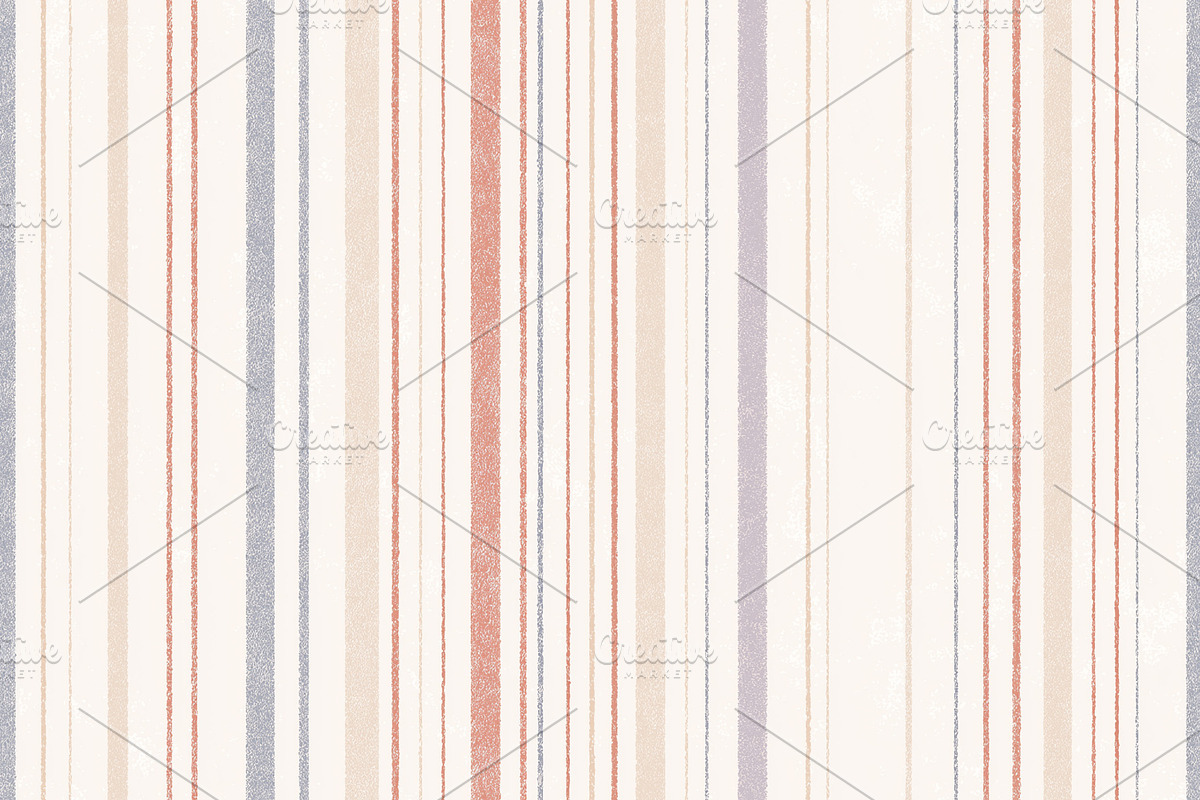 Seamless pattern vertical striped pattern with muted pastel colo, a Pattern Graphic by Studio ANNA