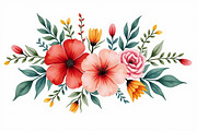 Elegant floral bouquet watercolor, an Illustration by Amazin_art (Thumbnail 2 of 5)