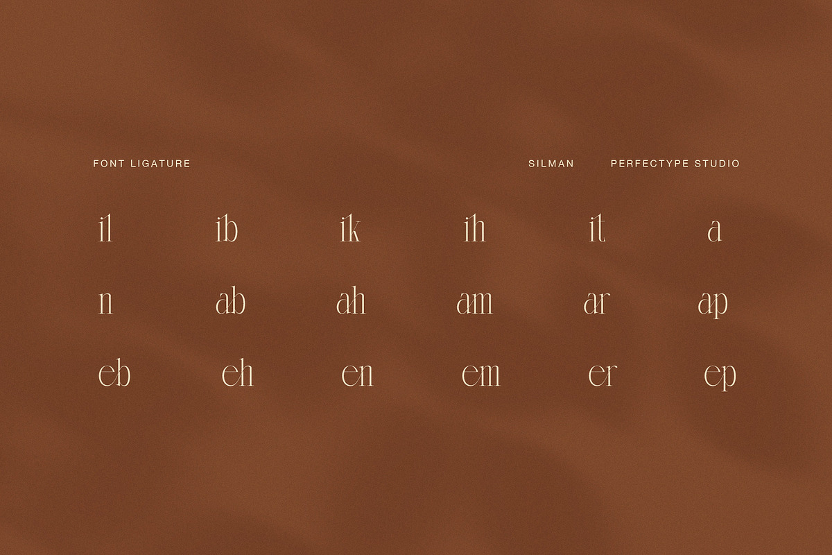 Silman Elegant Serif Font, a Serif Font by Perfectype (Photo 8 of 8)