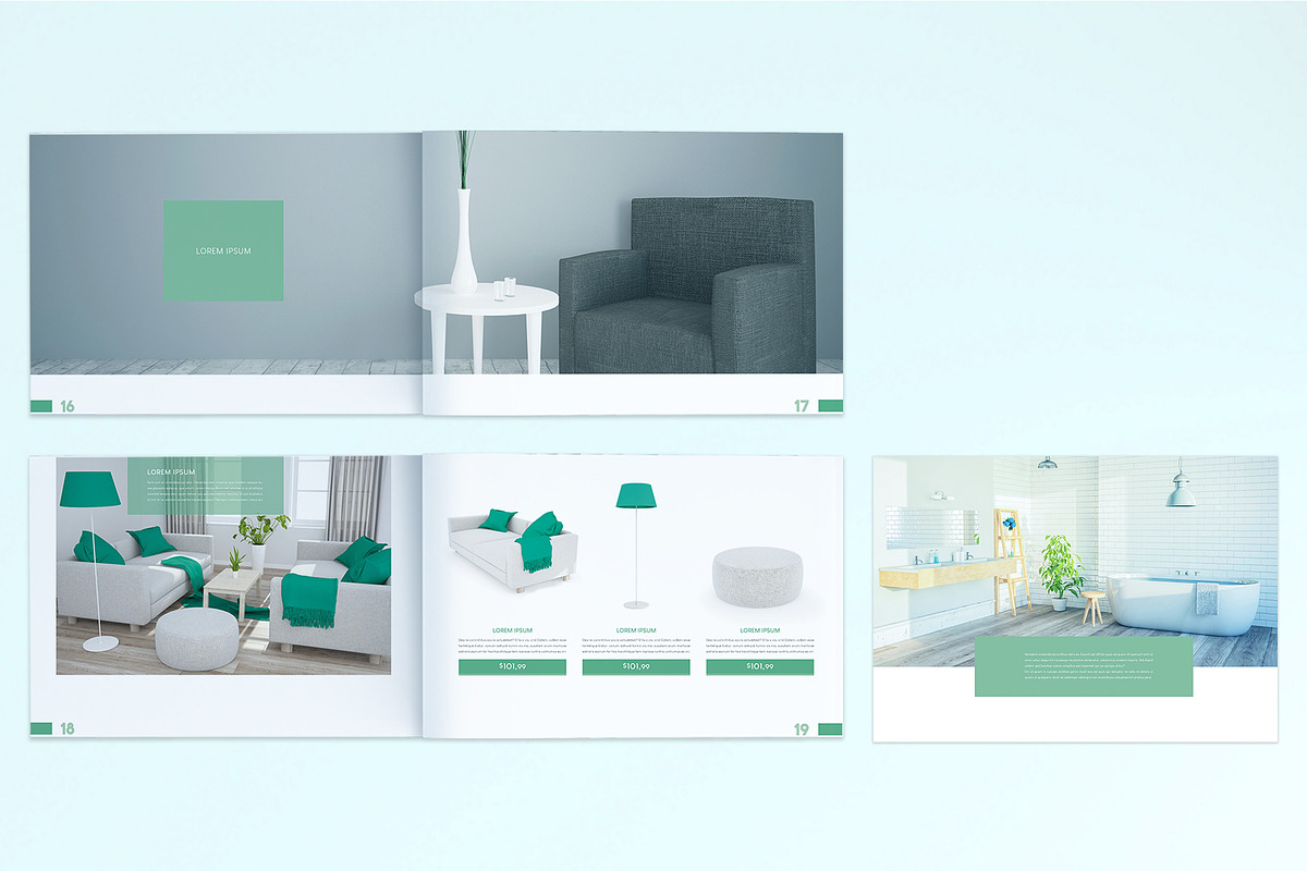 Mint product catalog, a Magazine Template by McLittle Stock (Photo 6 of 6)