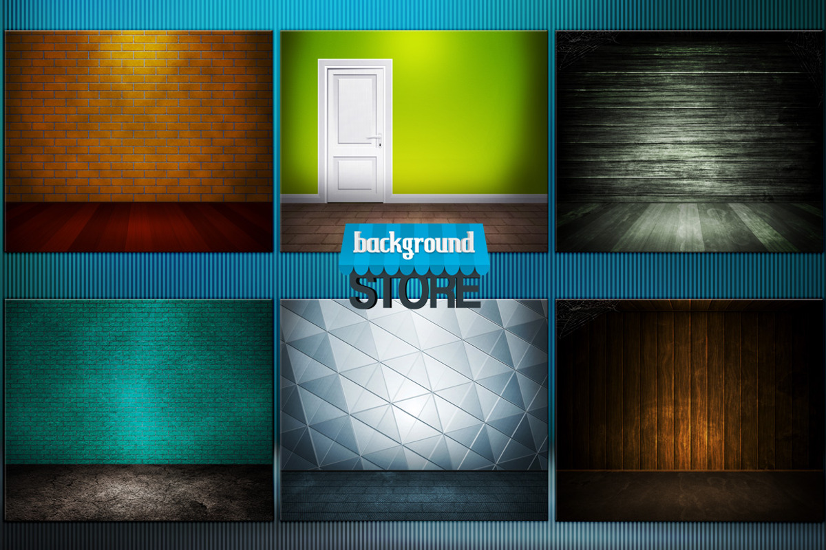 Interior Backgrounds Bundle preview 2