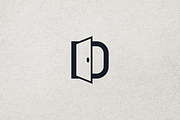 Minimalist Letter D Doors Logo, a Branding & Logo Template by Luxury Logos (Thumbnail 4 of 4)