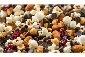Close up View of Snack Trail Mix, a Food & Drink Photo by Lermont51