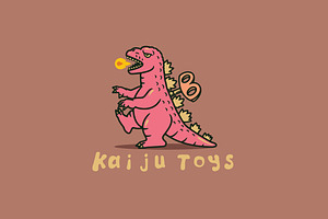 Kaiju Toys Logo Template