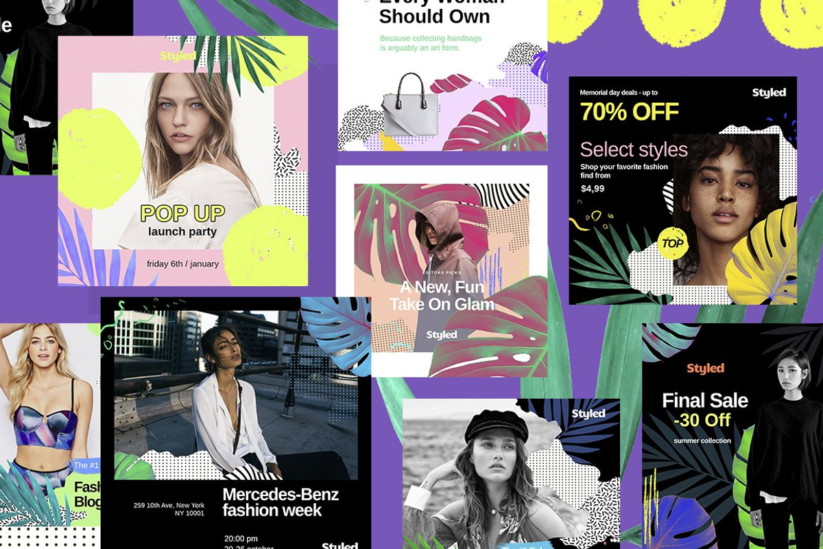 Styled Social Media Kit, a Social Media Template by Amirzhanuly (Photo 1 of 14)