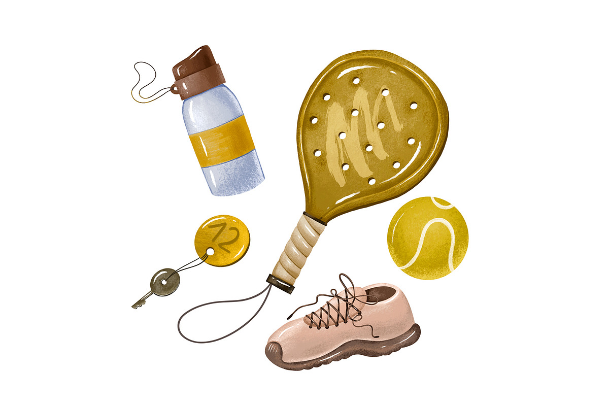 WINNER’S COURT – Hand-Drawn Tennis, an Object Graphic by the_myro (Photo 9 of 11)