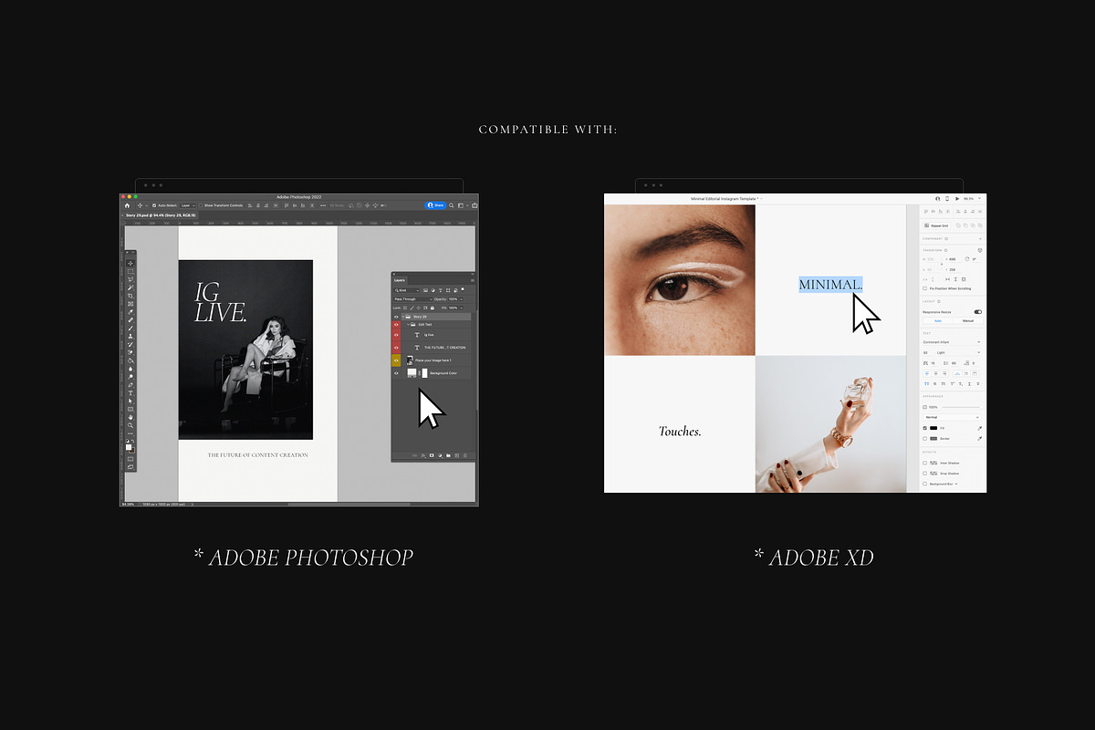Minimal Editorial Instagram Template, a Social Media Template by Signture Muse Design (Photo 9 of 12)