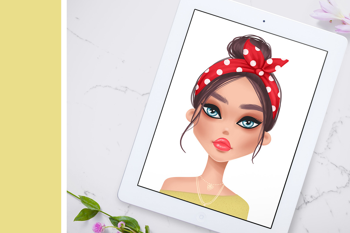 Girls portrait creator., a Person Illustration by Yana Lesiuk (Photo 5 of 11)