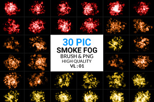 Hd Color Smoke Fog Brush & Png