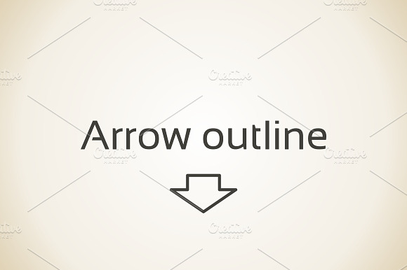 Arrow Outline