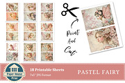 Whimsical Pink Pastel Fairies Papers, an Illustration by NiiiNArt (Thumbnail 5 of 8)