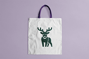 Bold Frontal Stag Logo, a Branding & Logo Template by Vectorium Studio (Thumbnail 2 of 2)