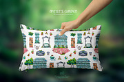 Artist's Garden Watercolours, a Decorative Illustration by Aquarellina (Thumbnail 18 of 30)