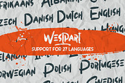 WESTPART - a Last face NORTHEN, a Font by Garisman Std (Thumbnail 6 of 7)