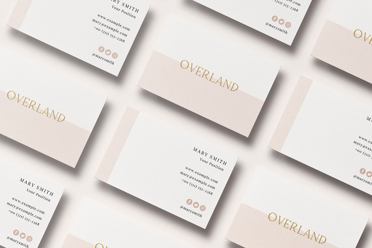 Business Card Mockup Template Logo, a Business Card Template by PrintPixel (Photo 5 of 8)