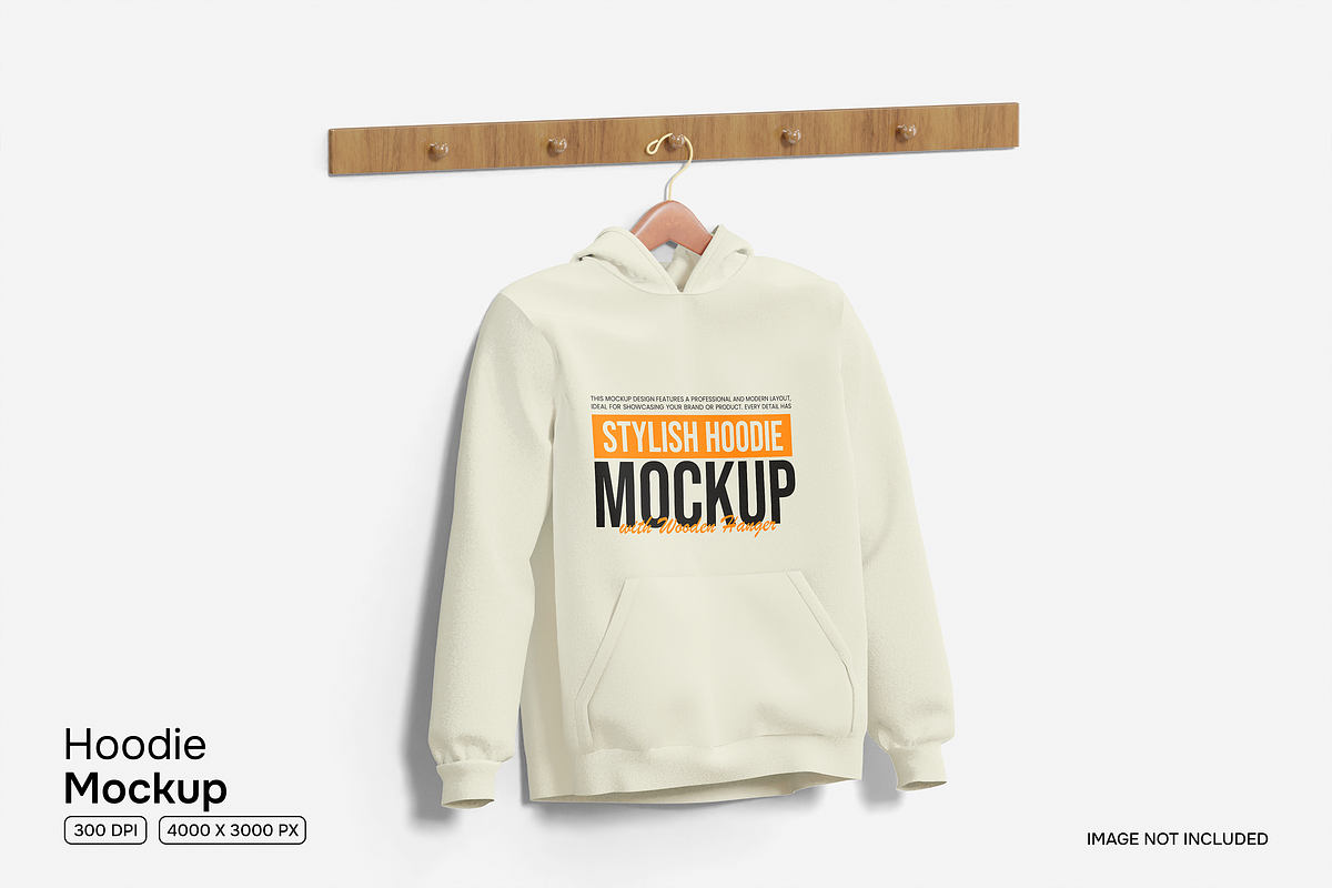 Stylish Hoodie Mockup, a Hoody Mockup by Permadi Creative