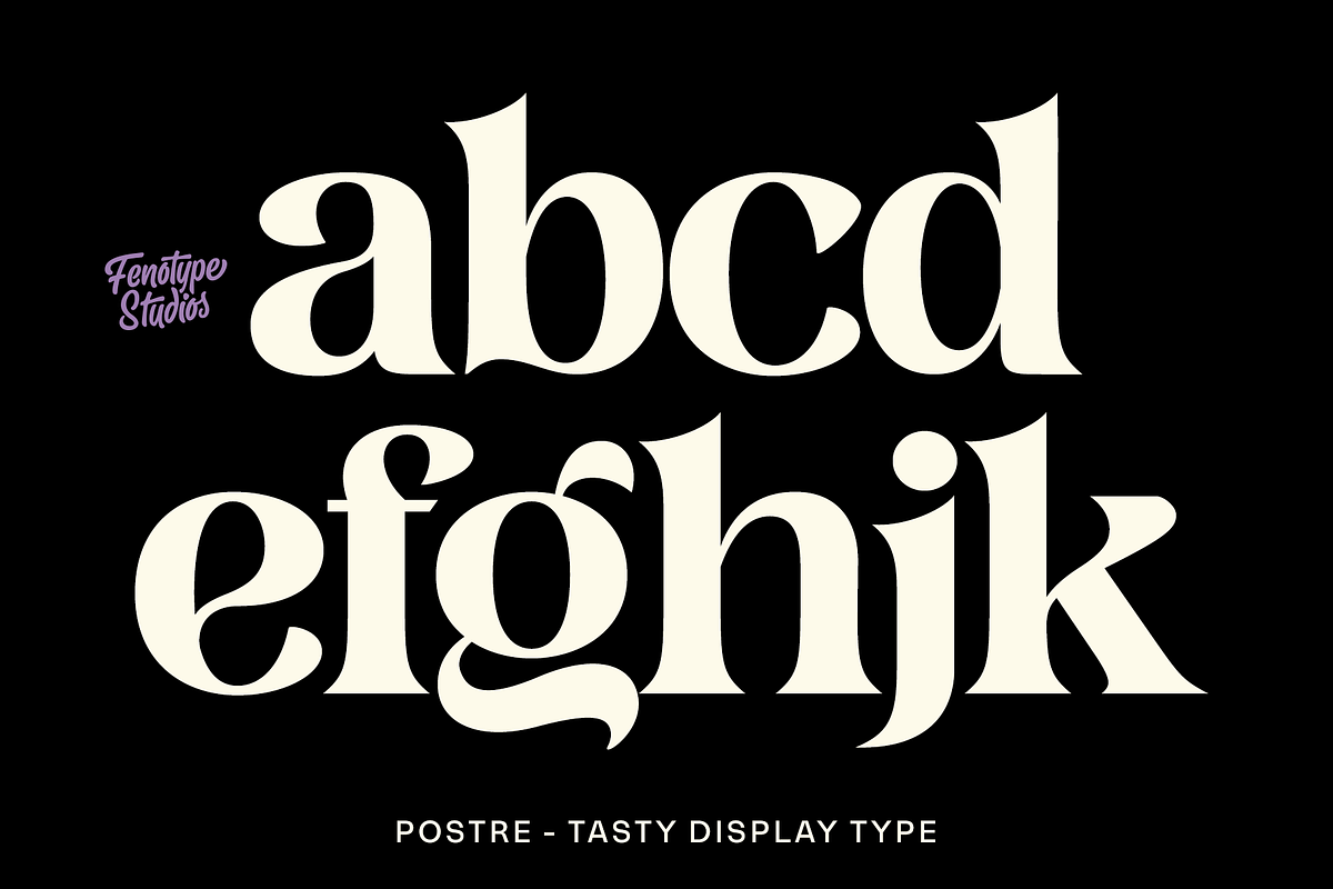 Postre -Stylish Serif, a Serif Font by Fenotype (Photo 2 of 16)