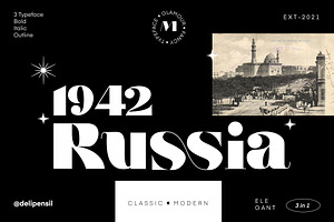 Mogia - Modern Classic Typeface