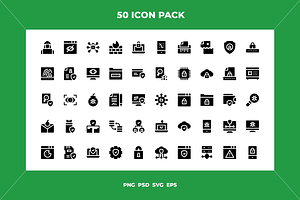 Data protection icons, an Outline Icon by Wencory