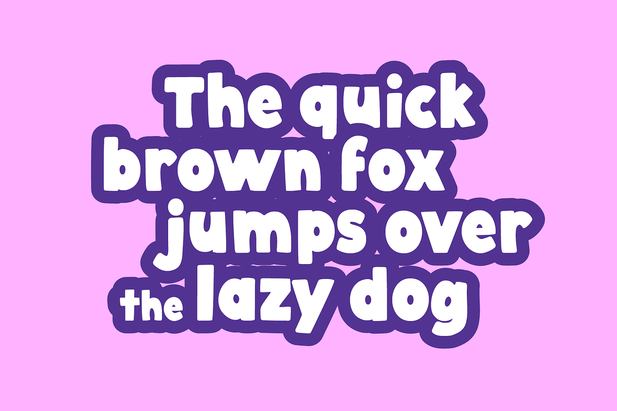 Cobnut - a nutty, bold and fun font preview 2