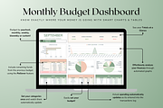 Simple Monthly Budget - Green, a Templates & Theme by The Creative Plans co (Thumbnail 4 of 10)
