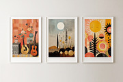 Abstract painting art set prints, a Decorative Illustration by Muzi pear studio (Thumbnail 7 of 12)