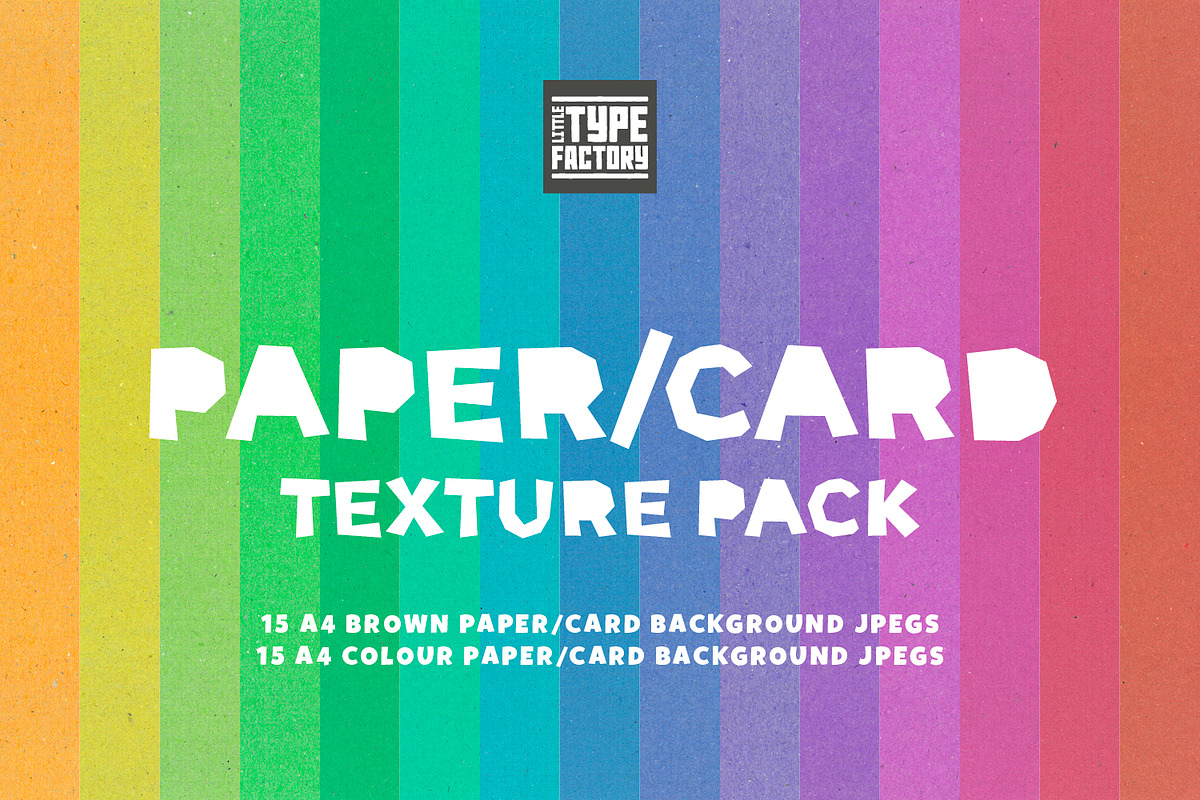 Paper Phil craft font +FREE TEXTURES, a Sans Serif Font by Little Type Factory (Photo 4 of 10)