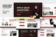 Pitch Deck Investors - Google Slides, a Presentation Template by QR Design Studio (Thumbnail 1 of 3)